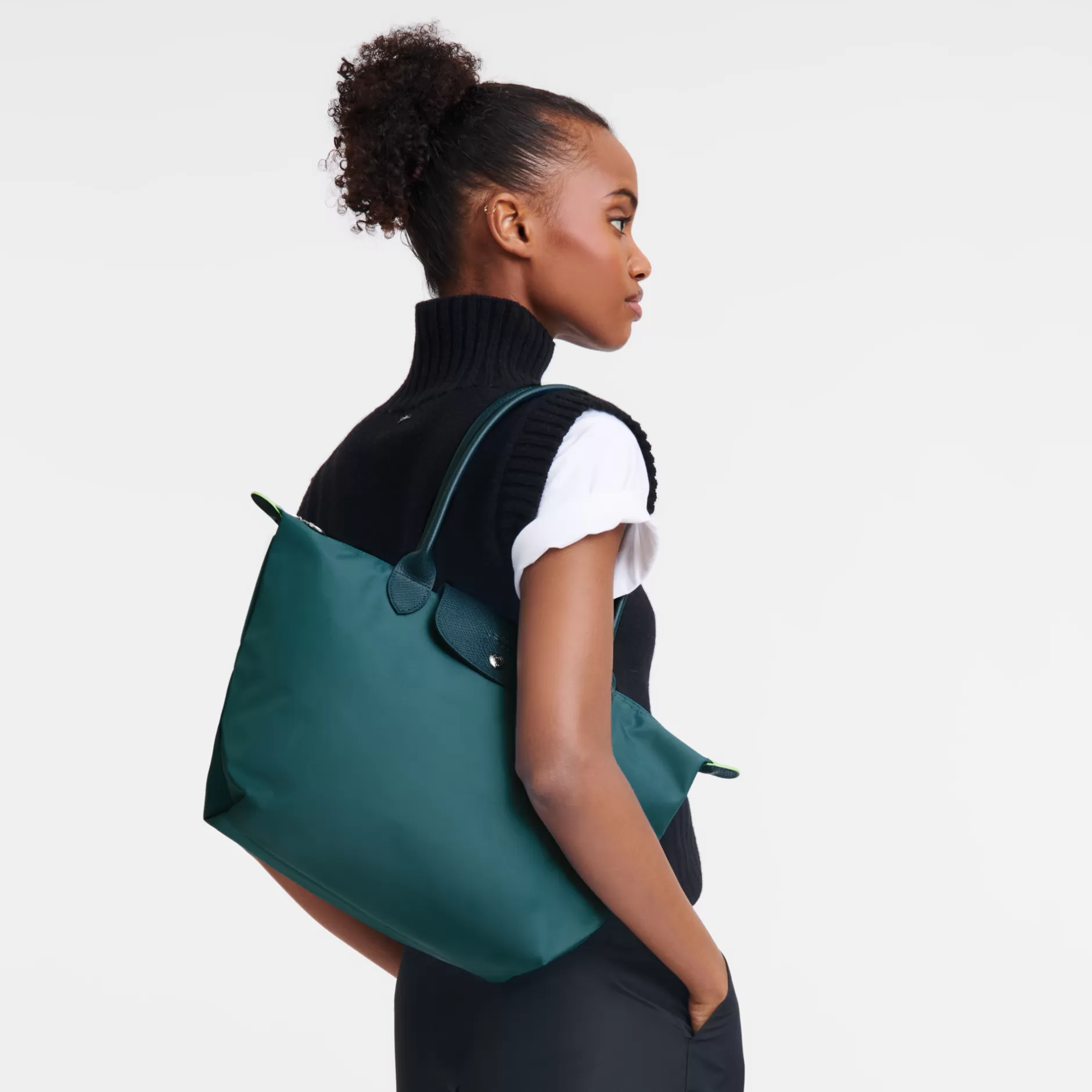 Le Pliage Green Schoudertas M>Longchamp Shop